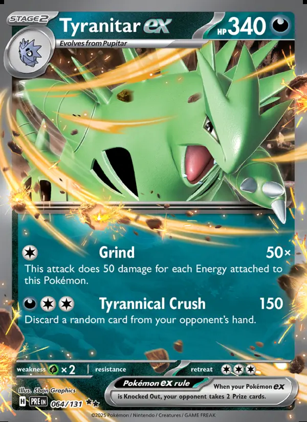 Image of the card Tyranitar ex