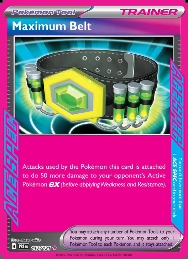 Image of the card Maximum Belt