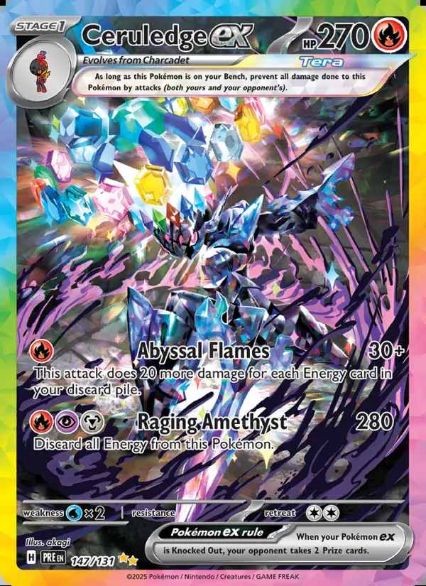 Image of the card Ceruledge ex