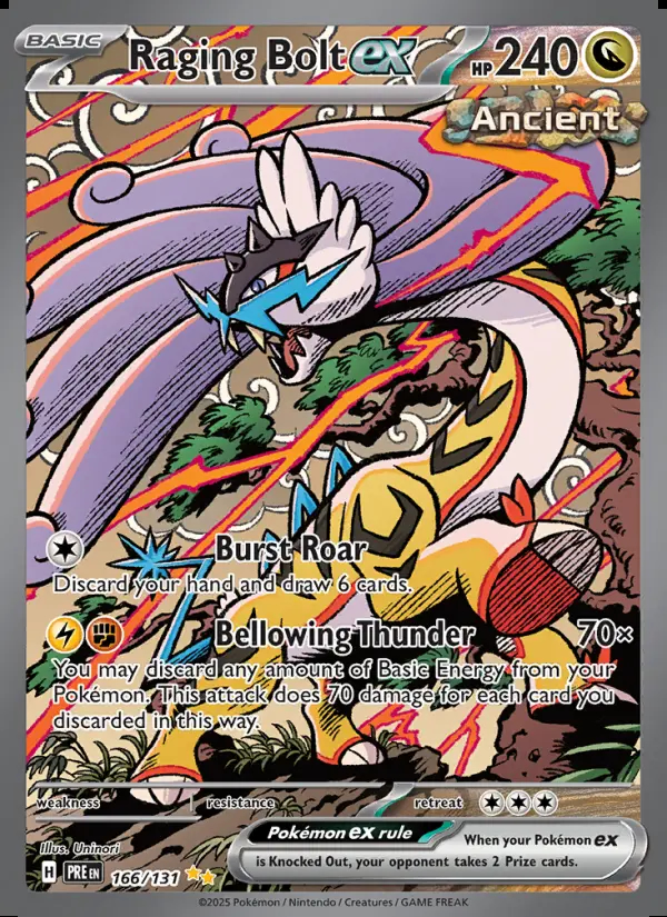 Image of the card Raging Bolt ex