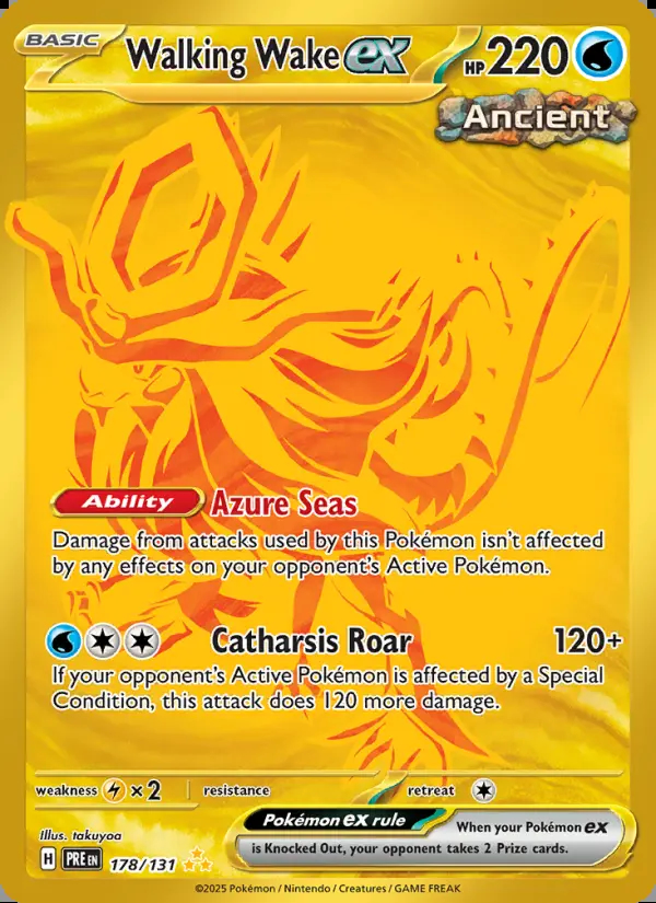 Image of the card Walking Wake ex