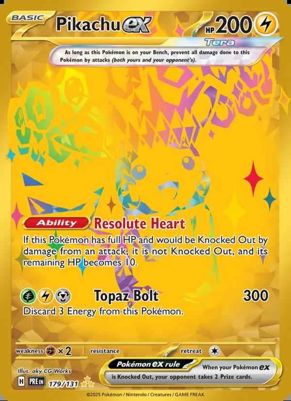 Image of the card Pikachu ex