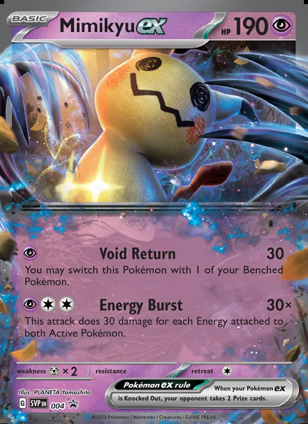 Image of the card Mimikyu ex