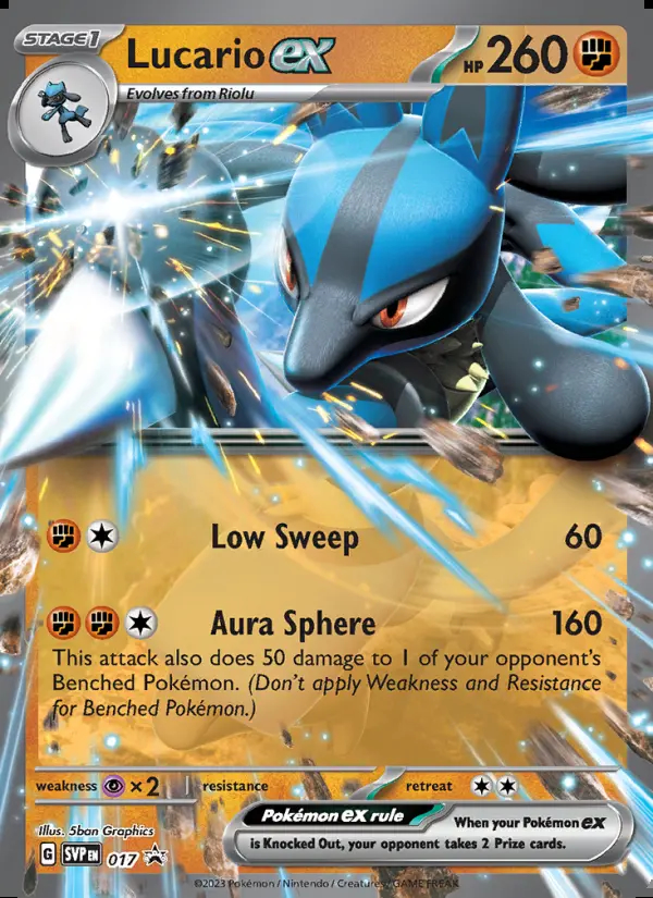 Image of the card Lucario ex