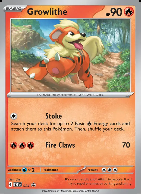 Image of the card Growlithe