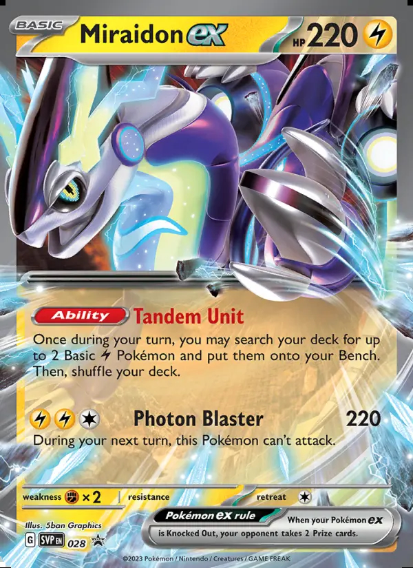 Image of the card Miraidon ex