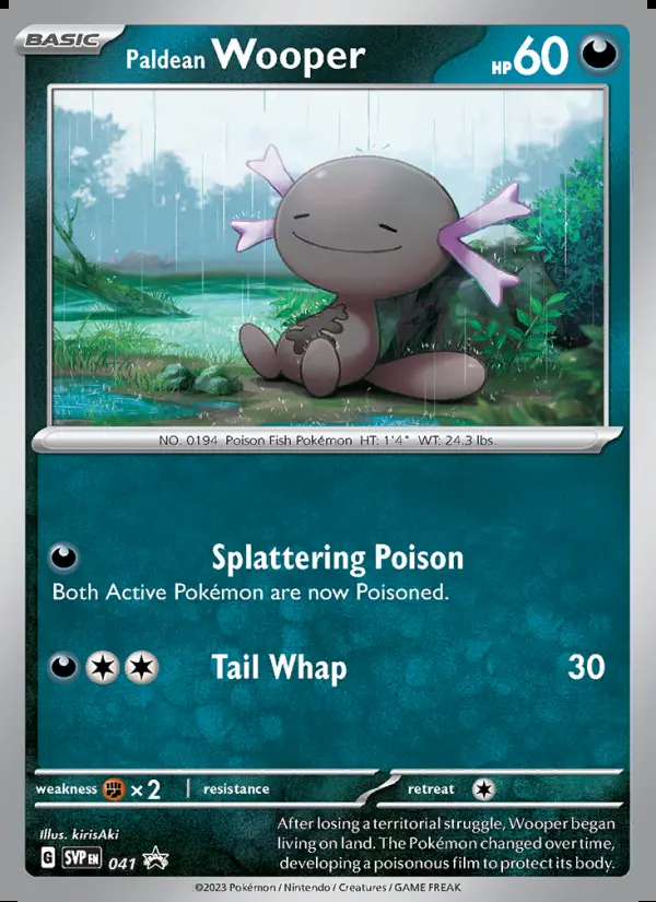 Image of the card Paldean Wooper