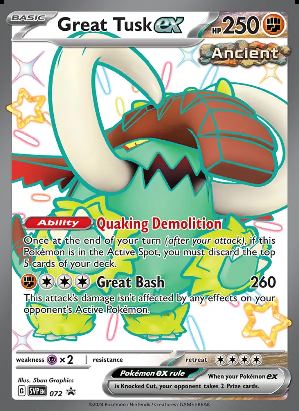 Image of the card Great Tusk ex