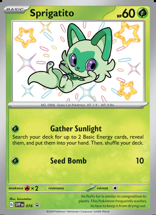 Image of the card Sprigatito