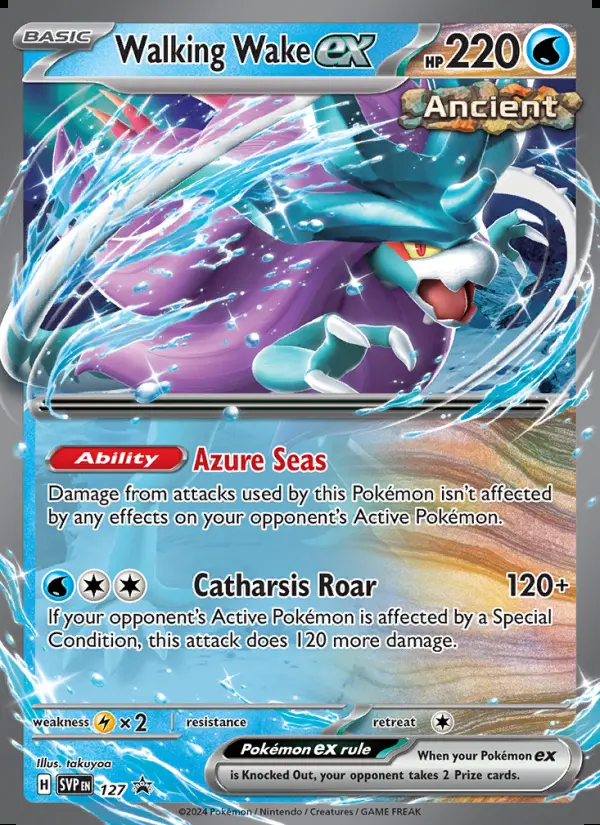 Image of the card Walking Wake ex