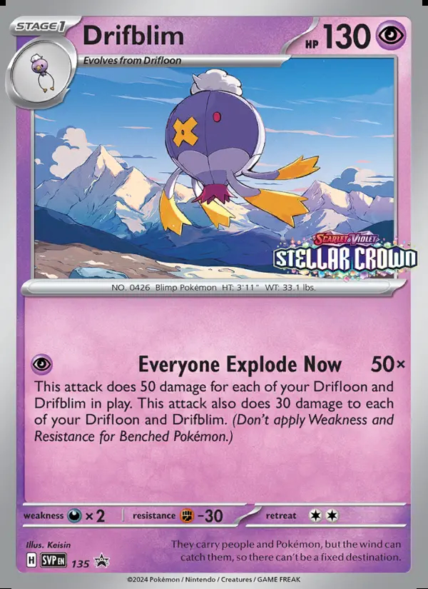 Image of the card Drifblim