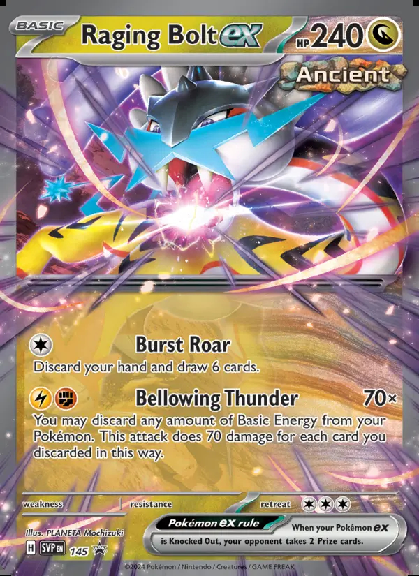 Image of the card Raging Bolt ex