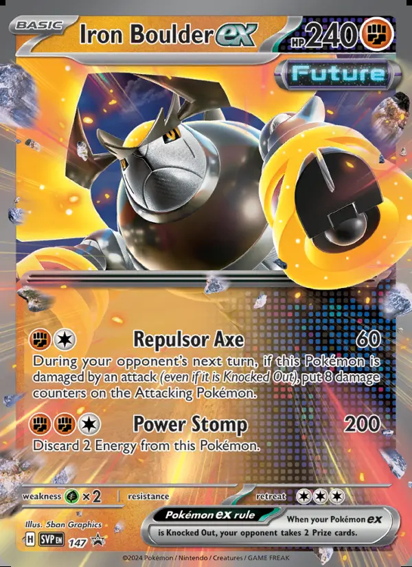 Image of the card Iron Boulder ex