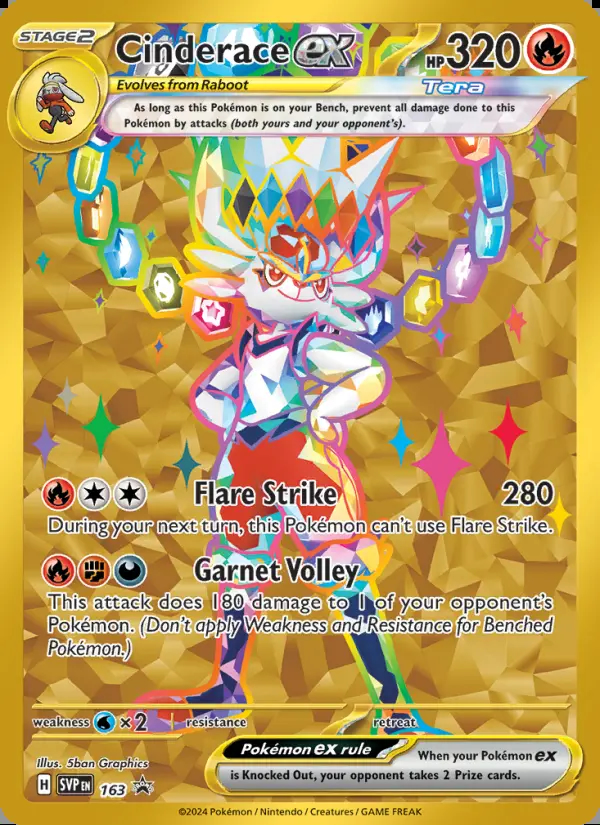 Image of the card Cinderace ex