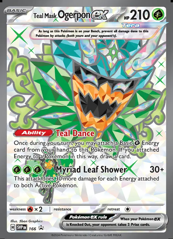 Image of the card Teal Mask Ogerpon ex