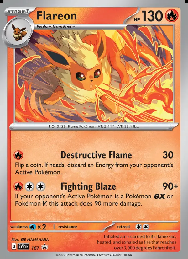 Image of the card Flareon