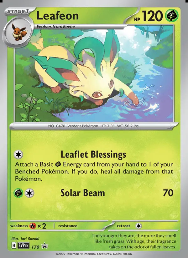 Image of the card Leafeon