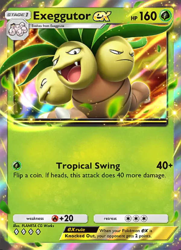 Image of the card Exeggutor ex