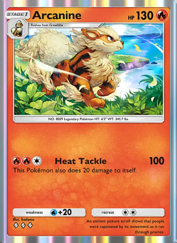 Image of the card Arcanine