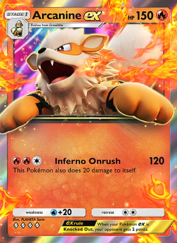 Image of the card Arcanine ex