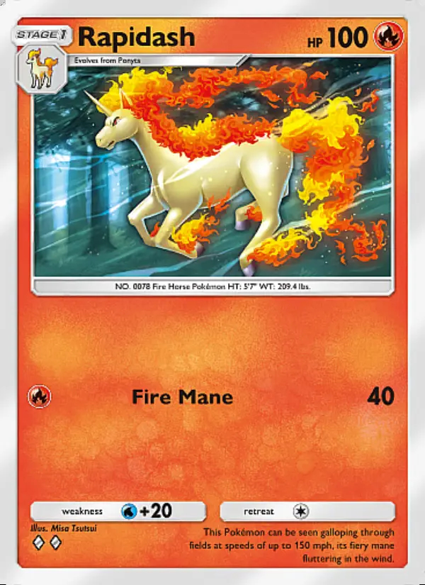 Image of the card Rapidash