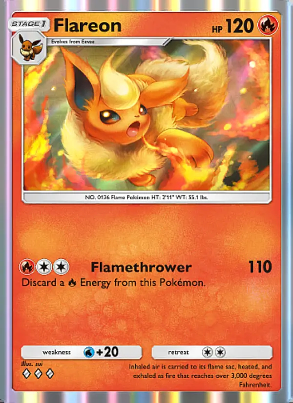 Image of the card Flareon