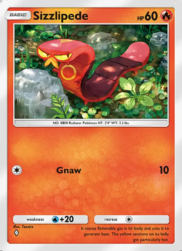 Image of the card Sizzlipede