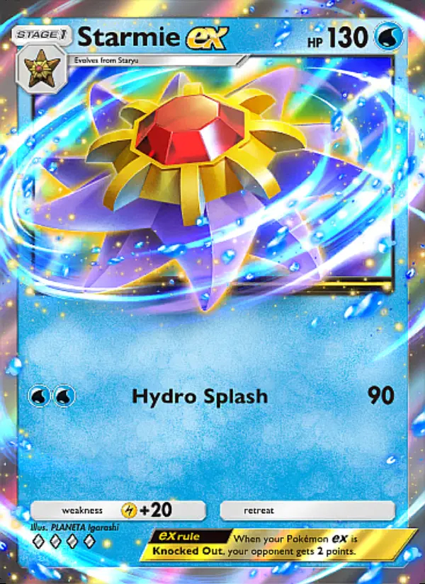 Image of the card Starmie ex