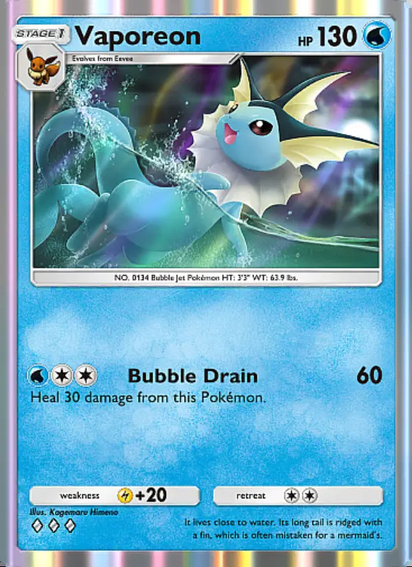 Image of the card Vaporeon