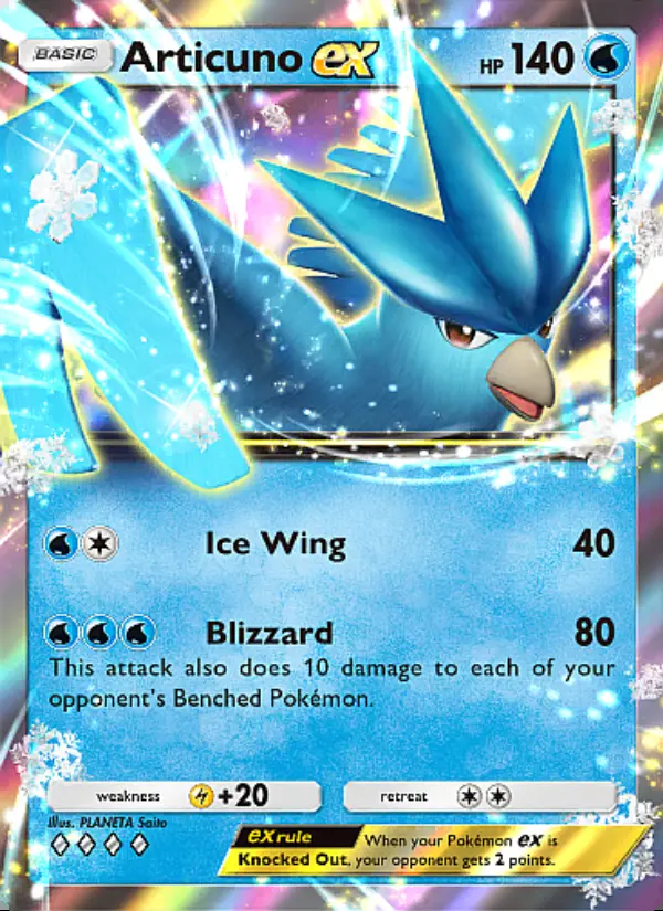 Image of the card Articuno ex