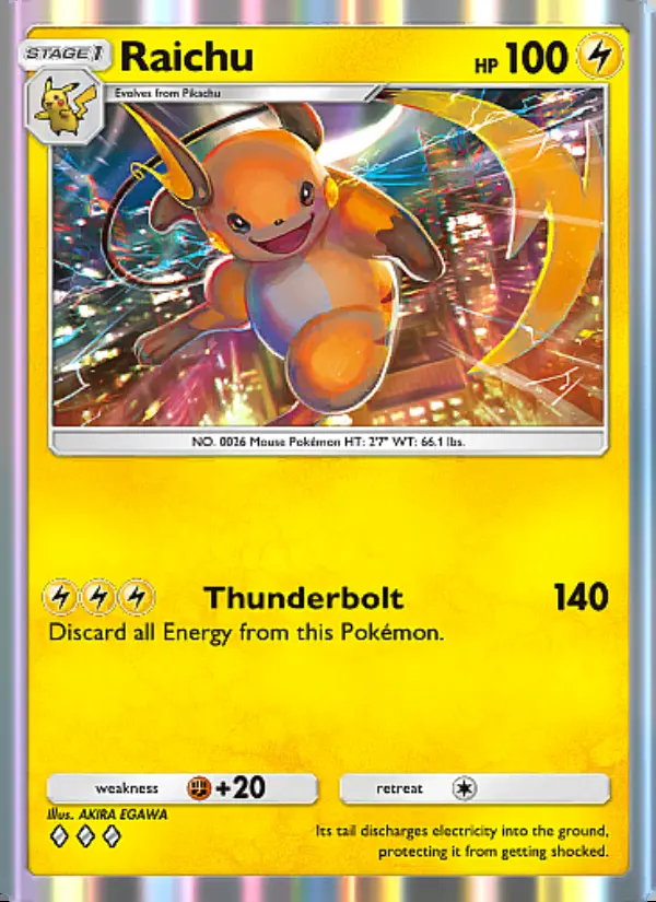 Image of the card Raichu