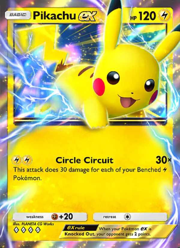 Image of the card Pikachu ex