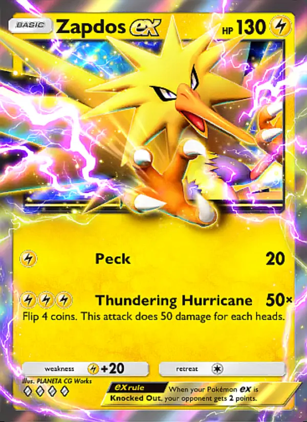 Image of the card Zapdos ex