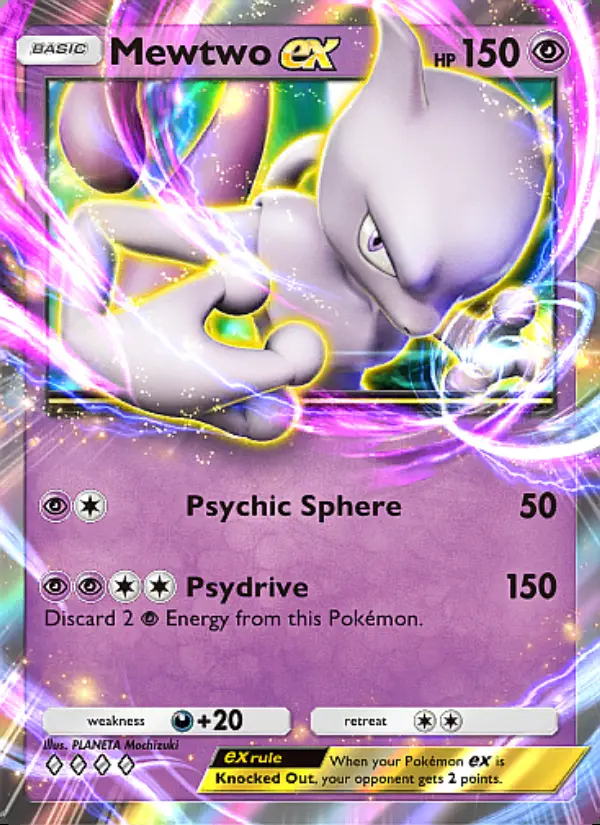 Image of the card Mewtwo ex