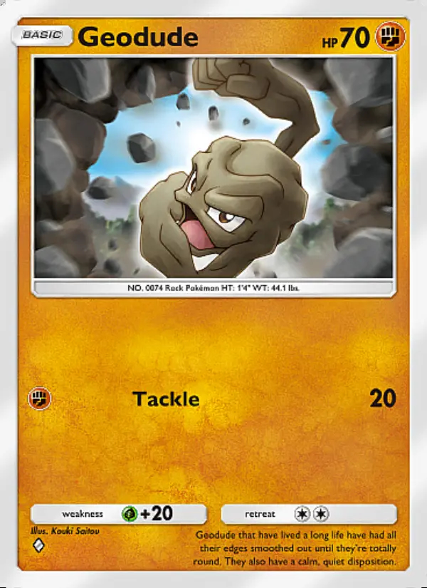 Image of the card Geodude