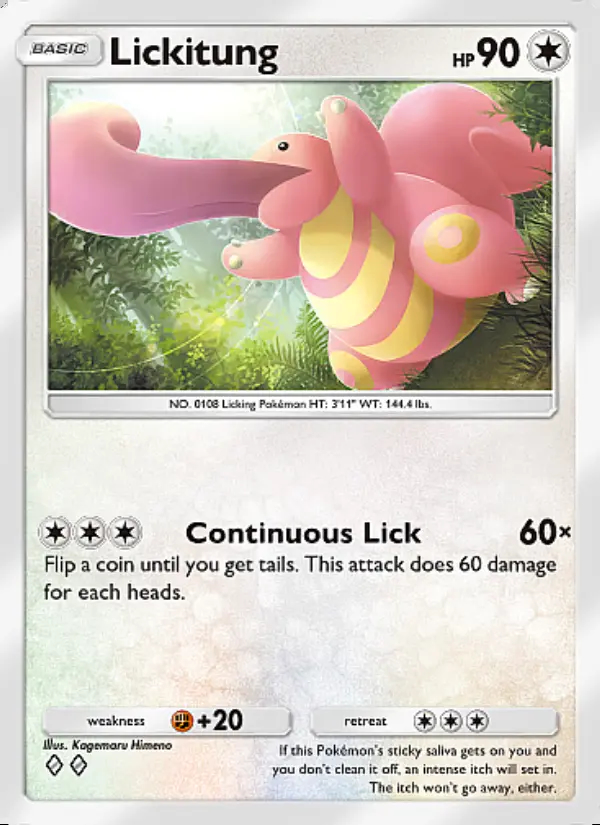 Image of the card Lickitung