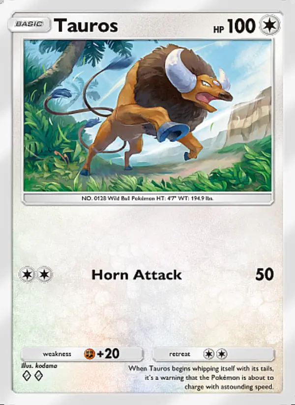 Image of the card Tauros