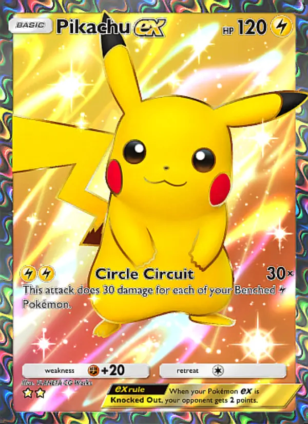 Image of the card Pikachu ex