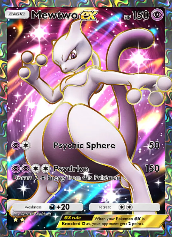 Image of the card Mewtwo ex