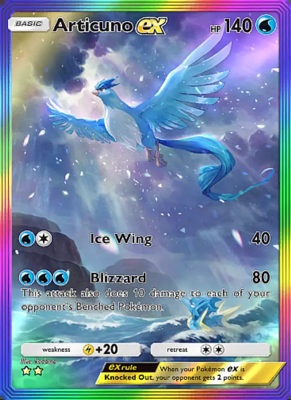 Image of the card Articuno ex