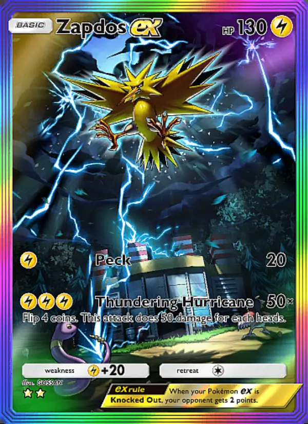 Image of the card Zapdos ex