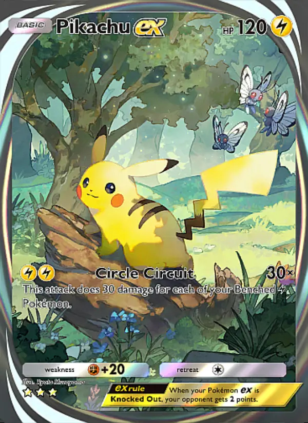 Image of the card Pikachu ex