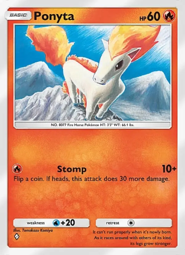 Image of the card Ponyta