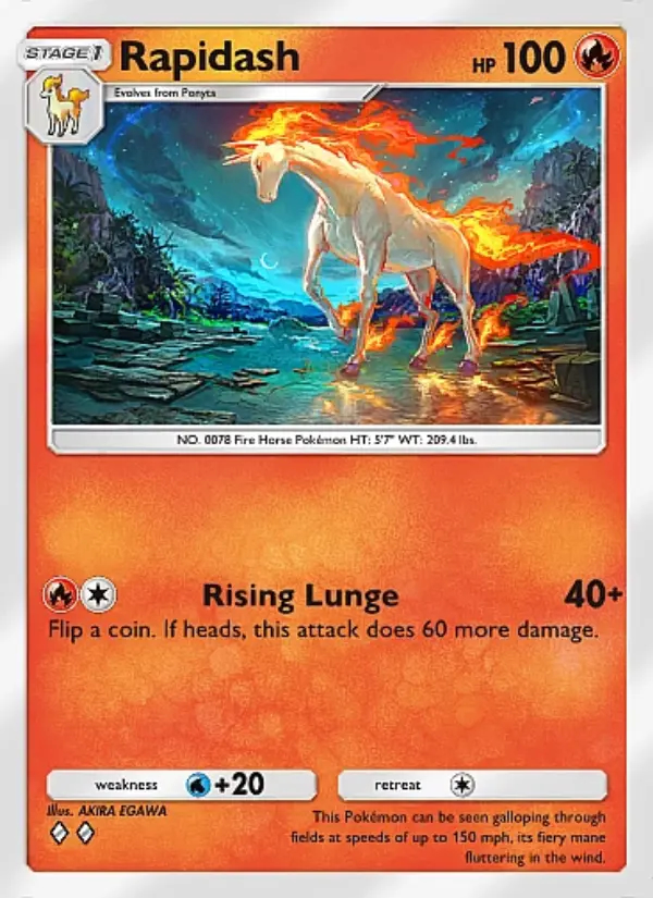 Image of the card Rapidash