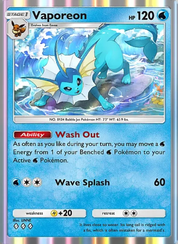 Image of the card Vaporeon