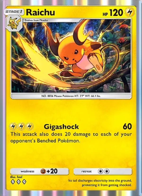 Image of the card Raichu