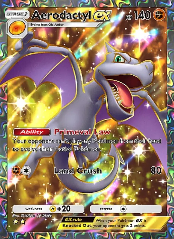 Image of the card Aerodactyl ex