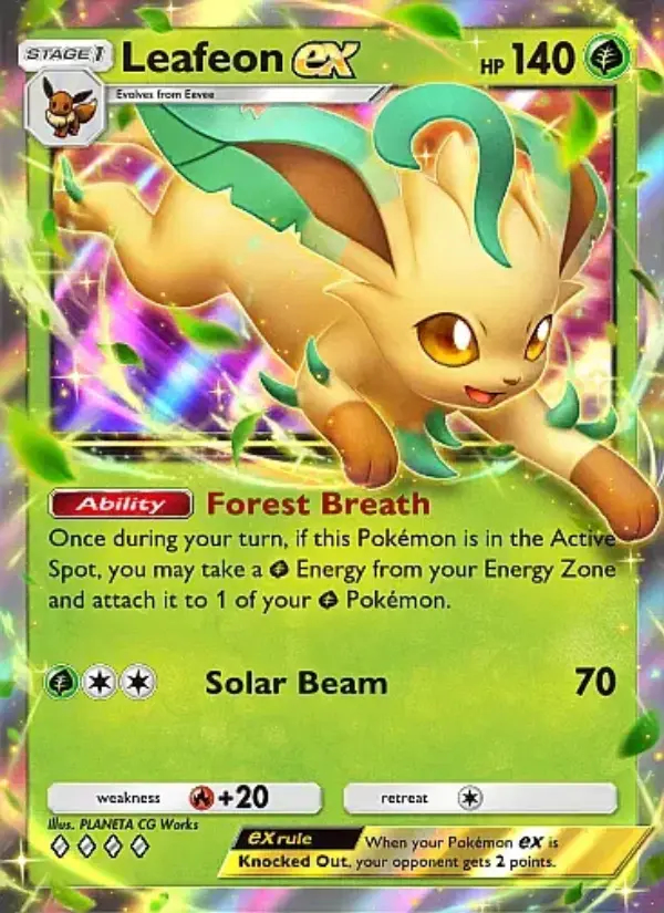 Image of the card Leafeon ex