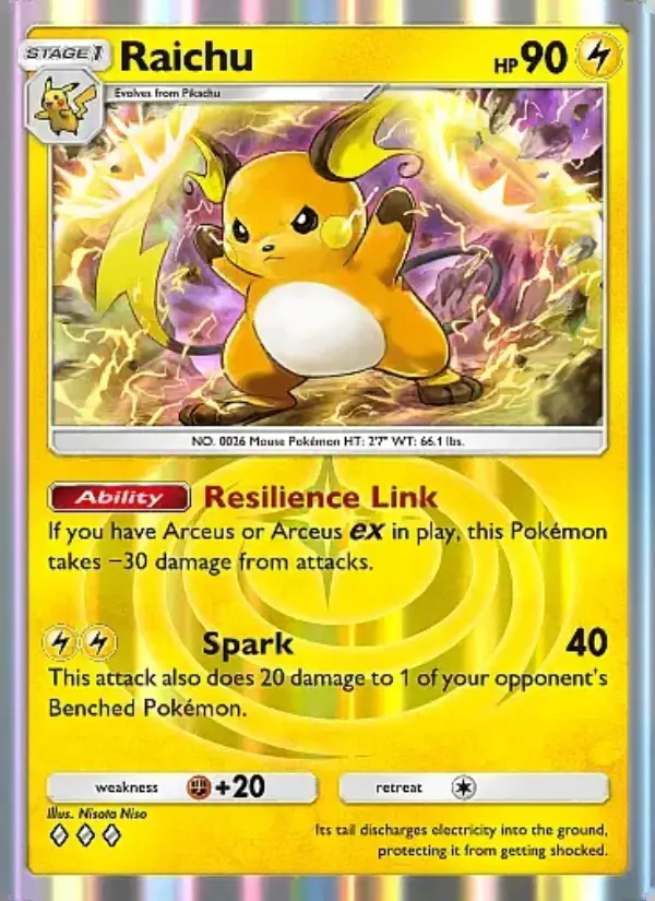 Image of the card Raichu