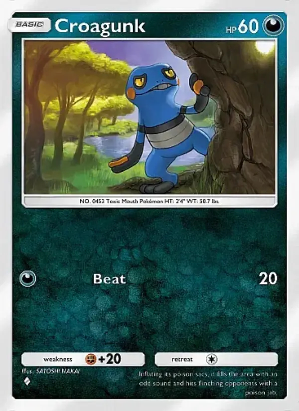 Image of the card Croagunk